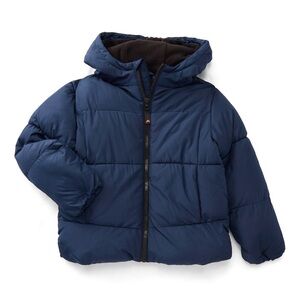NEW with TAGS Navy Blue Hooded Puffer Jacket boys 14/16
